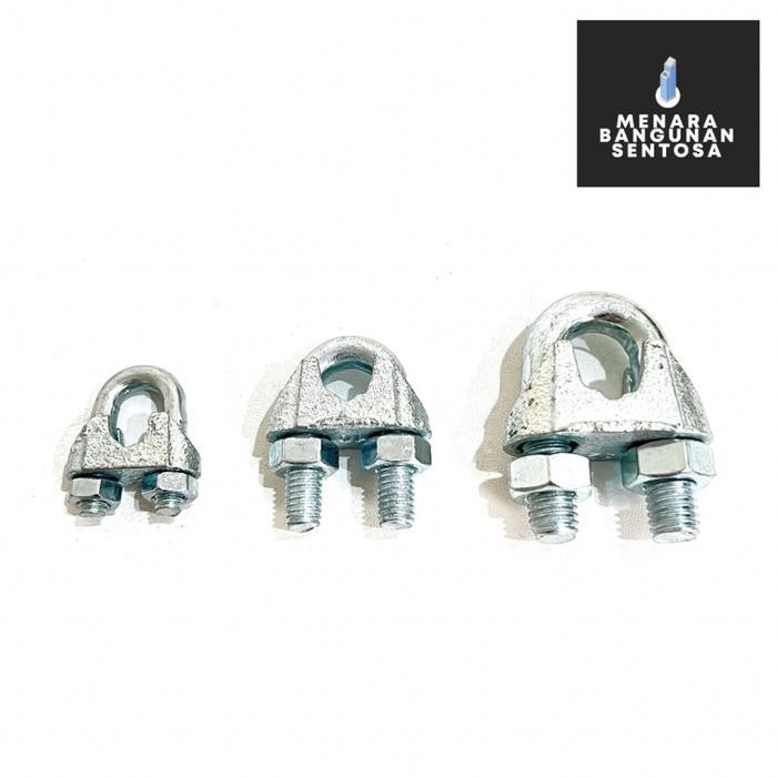 PREMIUM Klem Seling 8mm - Clamp Pengikat Tali Baja Kuku Macan 8 mm