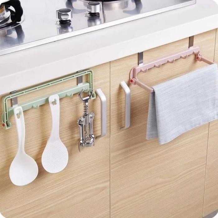 PREMIUM GANTUNGAN LAP DAPUR LIPAT KITCHEN HAND LAP HANGER MULTIFUNGSI