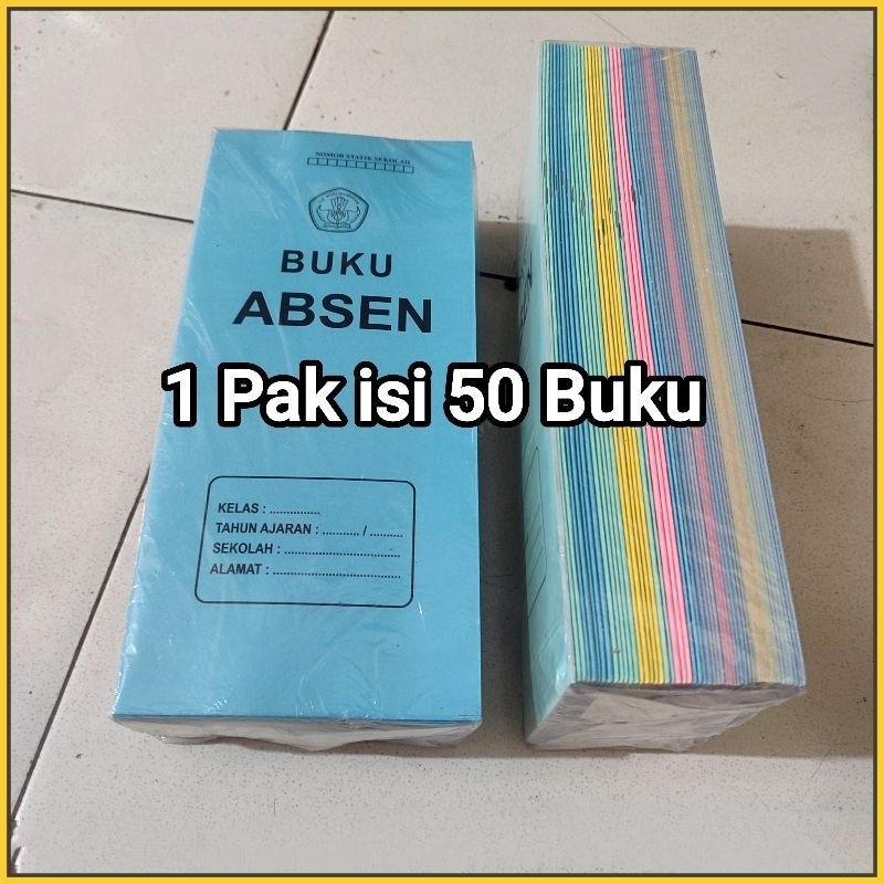 

1 Pak Buku Absen Siswa Isi 50 Pcs