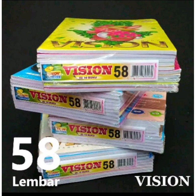 

BUKU TULIS 58 lembar (1 pack isi 10 buku)