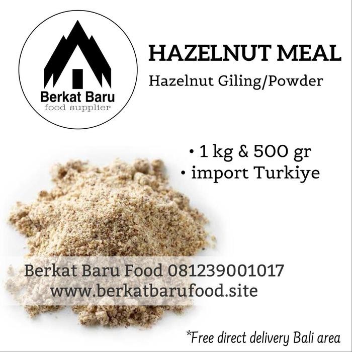 

Hazelnut Meal Ground 1 Kg 500 Gr 250 Gr Kacang Hazelnut Giling Powder Terlaris