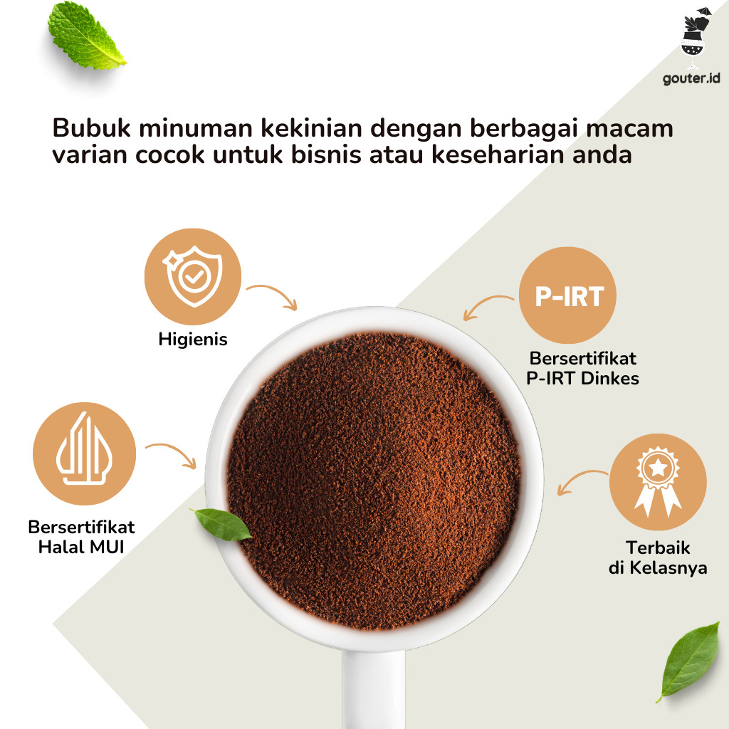 

WHYN!! BUBUK MINUMAN RASA VARIAN COKLAT 1KG / SERBUK MINUMAN ANEKA RASA / POWDER MINUMAN BOBA