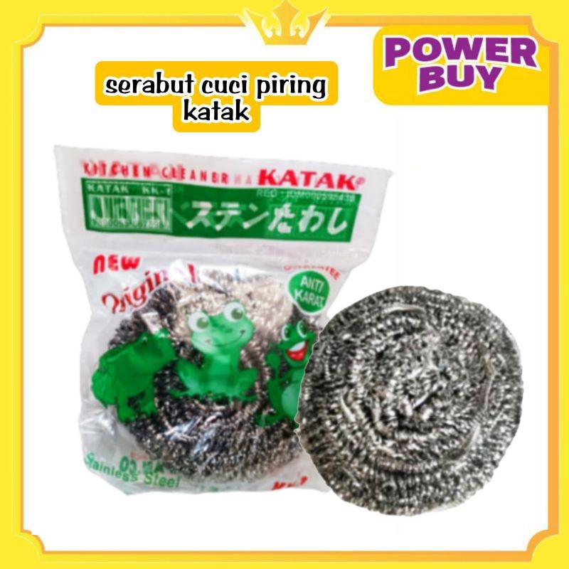 12PCS Serabut Katak/Serabut Cuci Piring/Kawat Cuci Piring