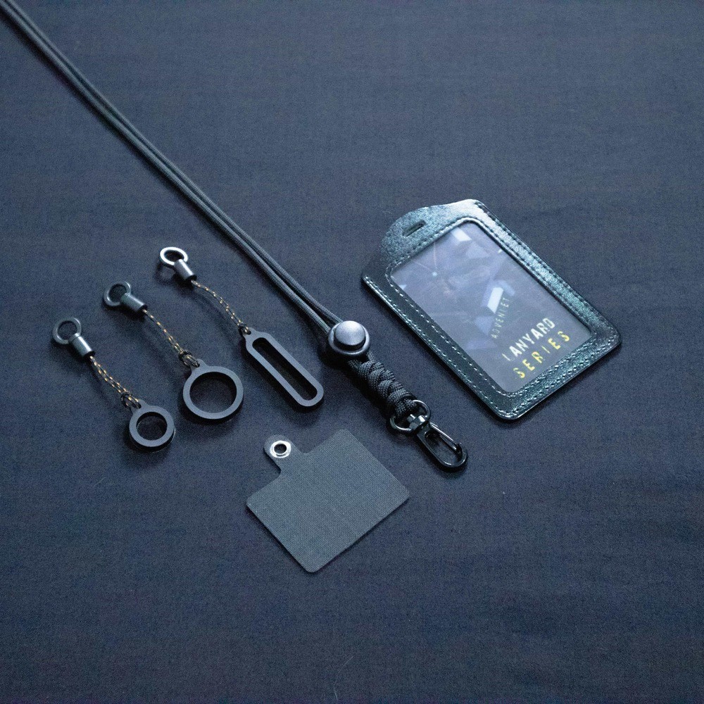 

Lanyard Oxvo Slim Id Card Gantungan HP Gadget Tali Paracord 4mm Pengait Snaphook Besi Multifungsi
