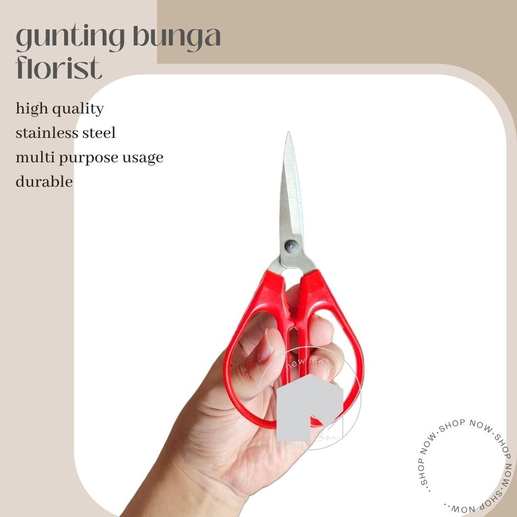 

Gunting Florist Stainles Steel Gunting Tanaman Scissors Gunting Ranting Gunting Pohon WE!!