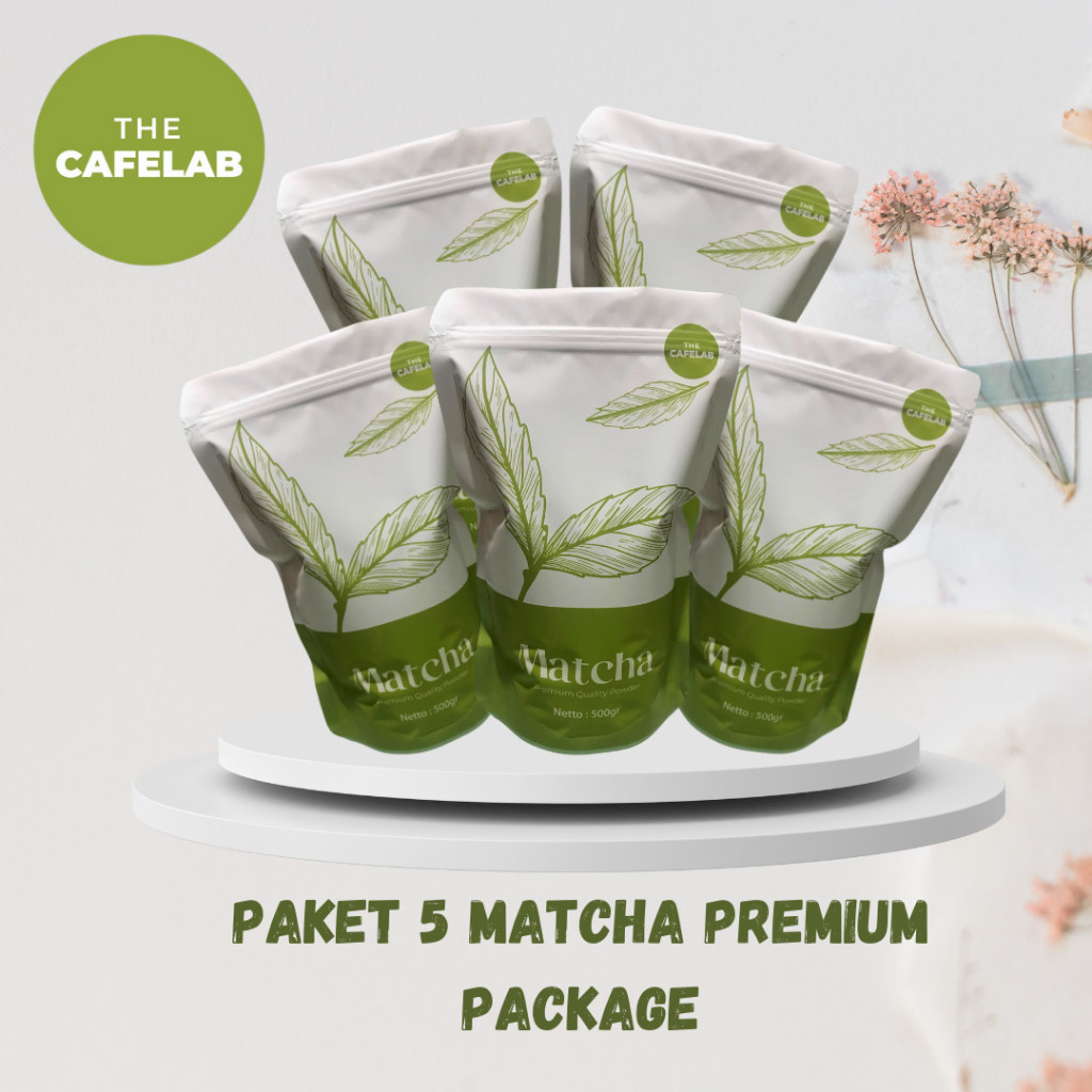 

WHYN!! Paket Bubuk Minuman Rasa Matcha Premium isi 5 pack 500gr / Cafelab