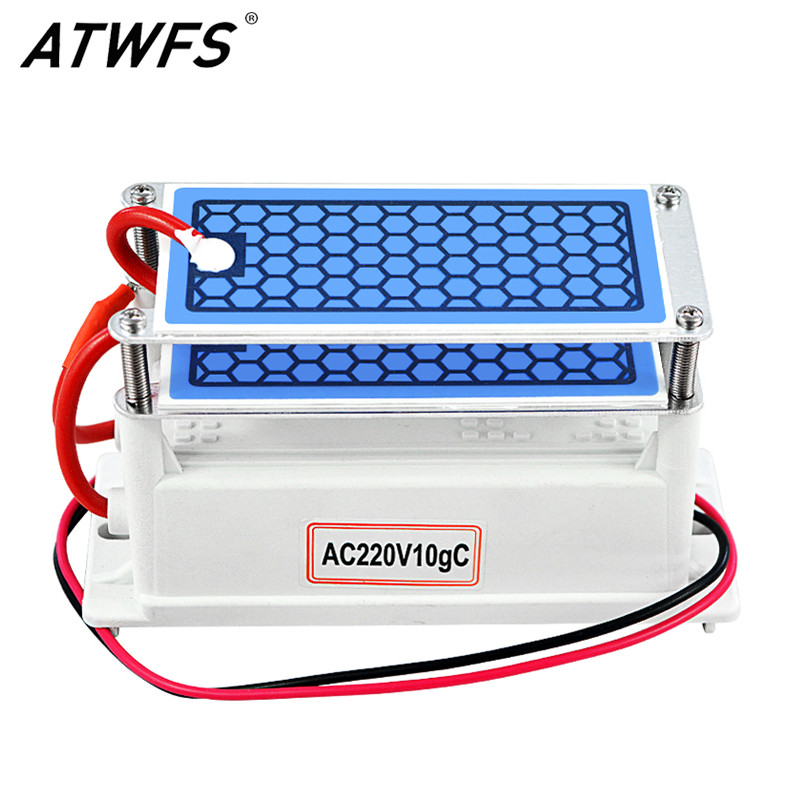 Terlaris ATWFS Ozone Generator 220v 10g home Air Purifier Ozonizador Ozonator Cleaner Mini Ozon Gen