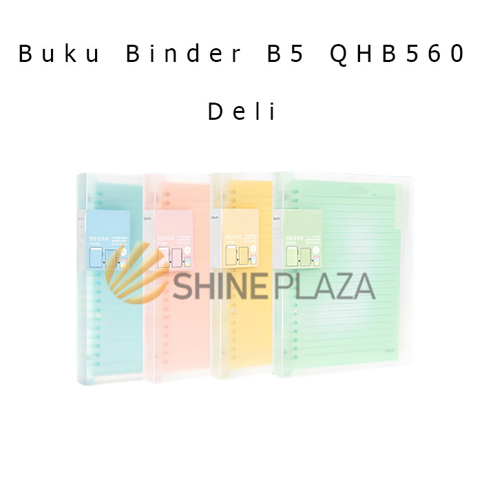 

Buku Binder Note B5 Deli Vivid QHB560 Pastel Color - Loose LeafNotebookB5 WE!!