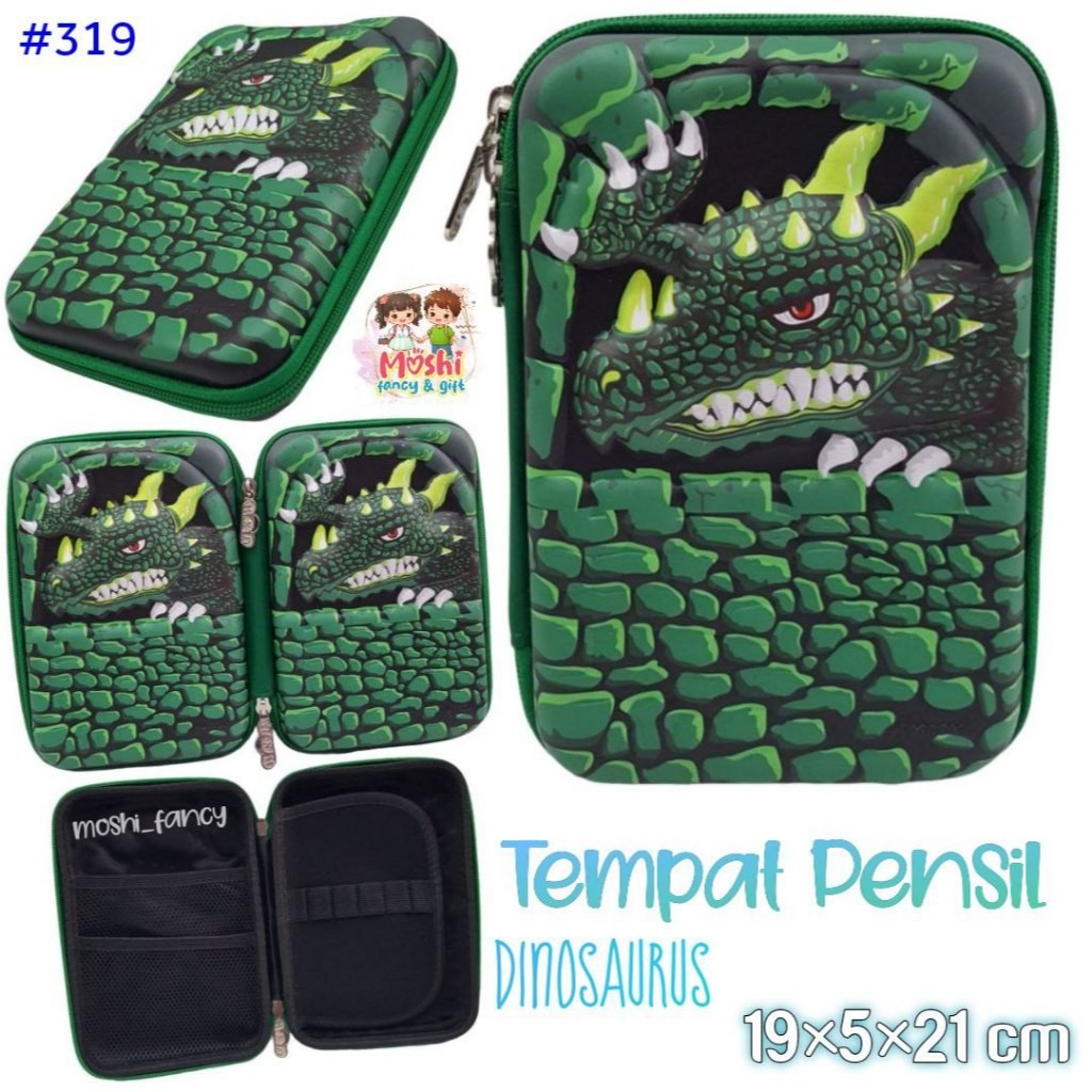 

Tempat Pensil Smiggle Dinosaurus Dino / Tempat Alat Tulis Stationary Smiggle Dino WE!!!