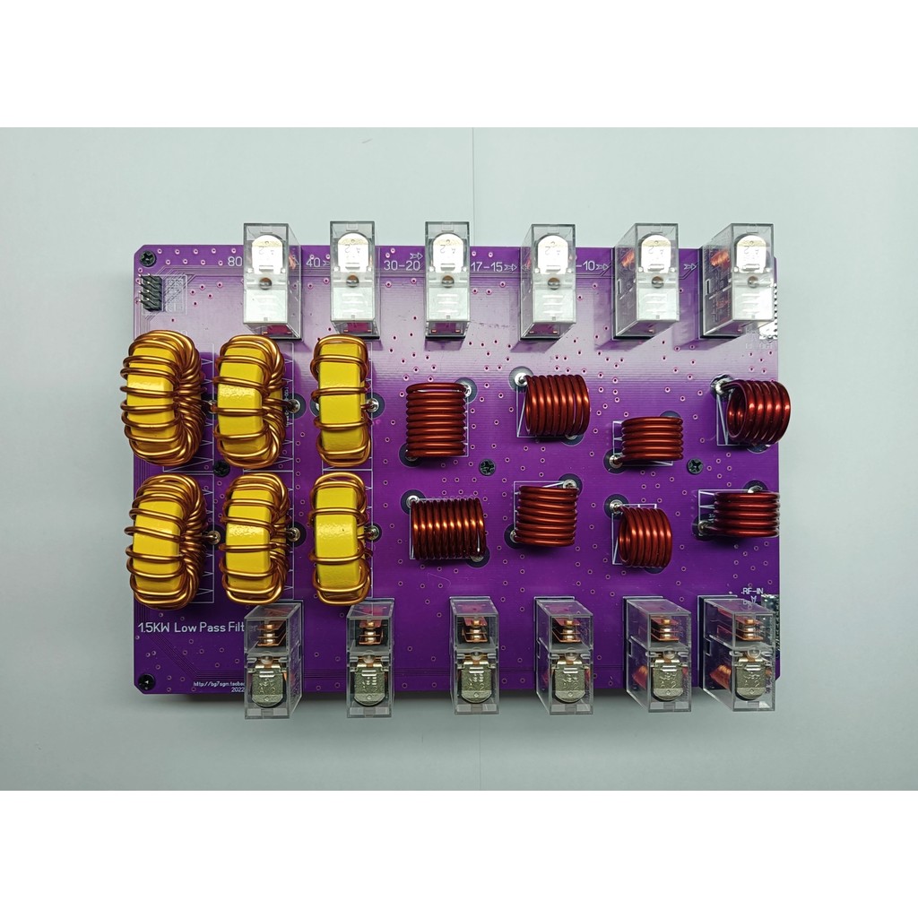 1500W 50Ω 1.8-54MHZ Support  SSB CW FM LPF  Low Pass Filter LPF For HF Shortwave Power Amplifiers Ra