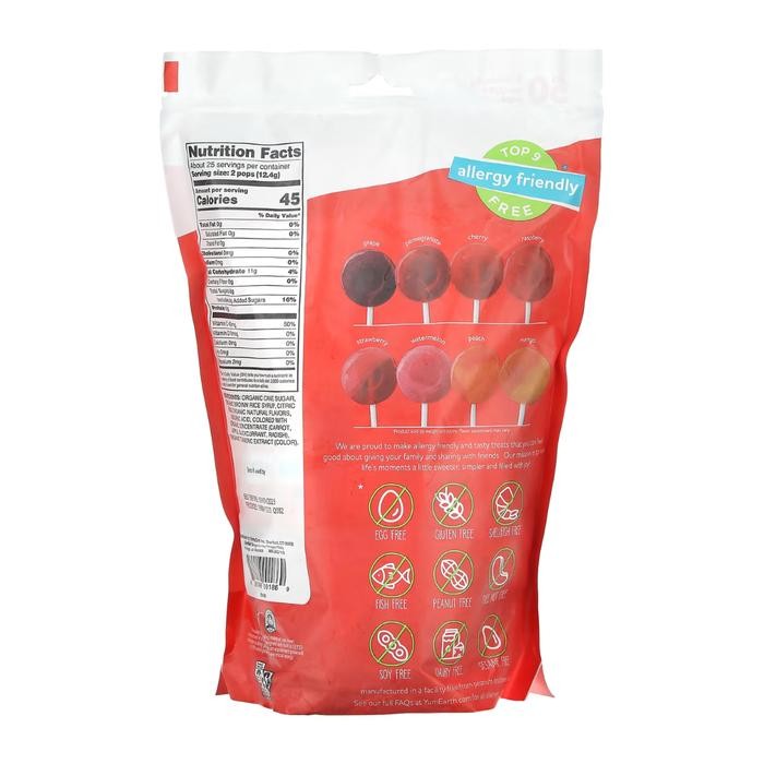 

PERMEN ORGANIK YUMEARTH ORGANIC POPS VITAMIN C ASSORTED FLAVORS VEGAN