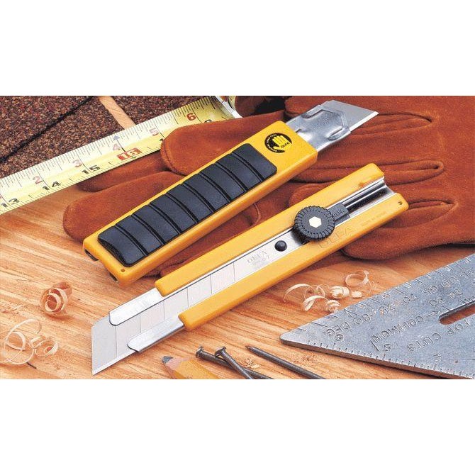 

No Na - Pisau Cutter 25Mm H-1 Olfa Extra Heavy Duty Cutter