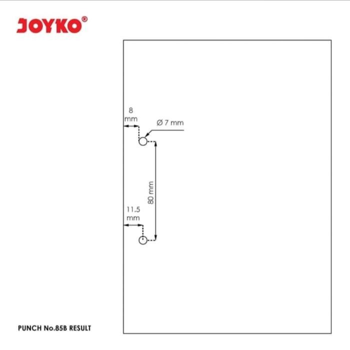

No Na - Joyko Pembolong Kertas Punch Hole 85N Heavy Duty Besar Kantor