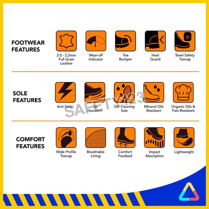 Kings Kwd 301X Sepatu Safety Shoes King'S Kwd301 Honeywell Original