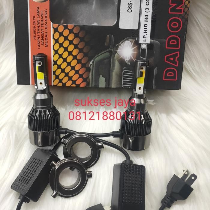 Bohlam Led H4 Mobil 3 Warna