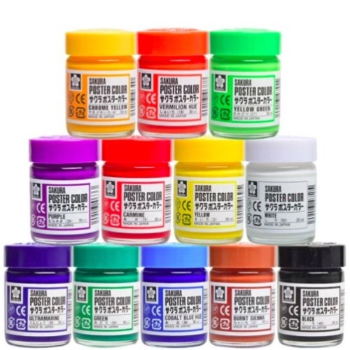 

Cat Poster Sakura 15ml / Sakura poster colour Part 1