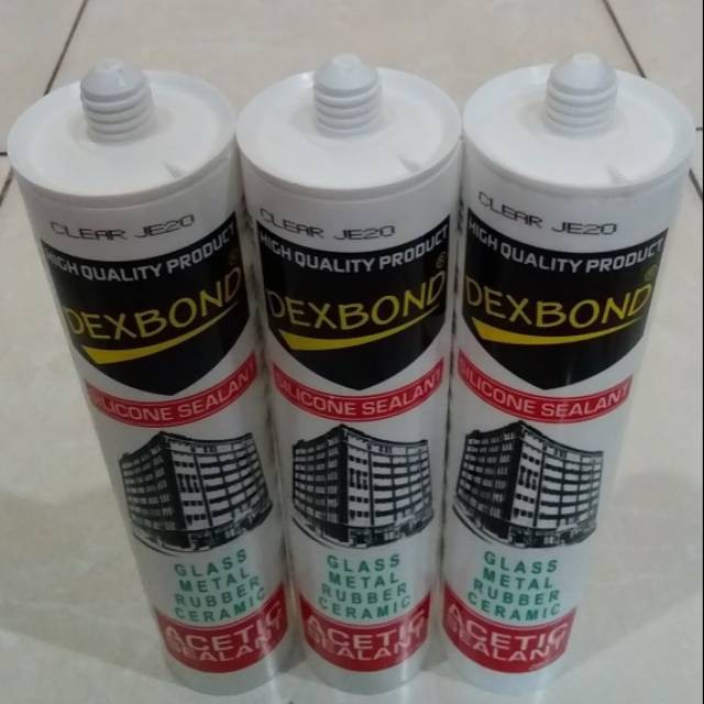 

Lem botol sealent Dexbond Clear Black White Grey WE!!!