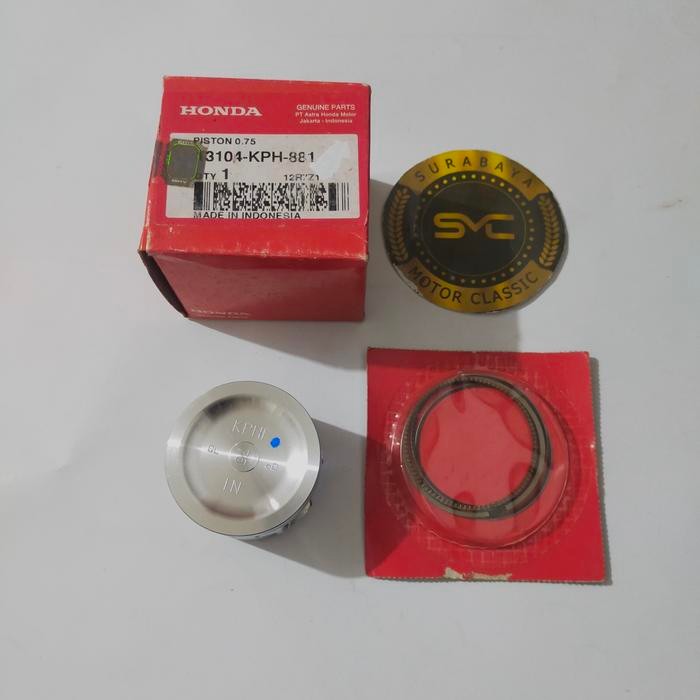 PISTON RING SEHER SET KARISMA SUPRA X 125 OS 75 ORI AHM