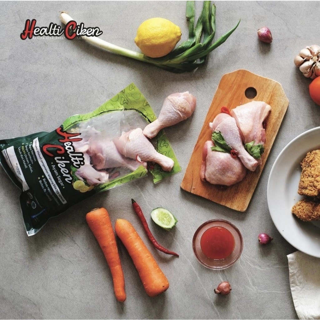 

Healti Ciken, Paha Bawah Ayam Probiotik Halal 900-1000gr
