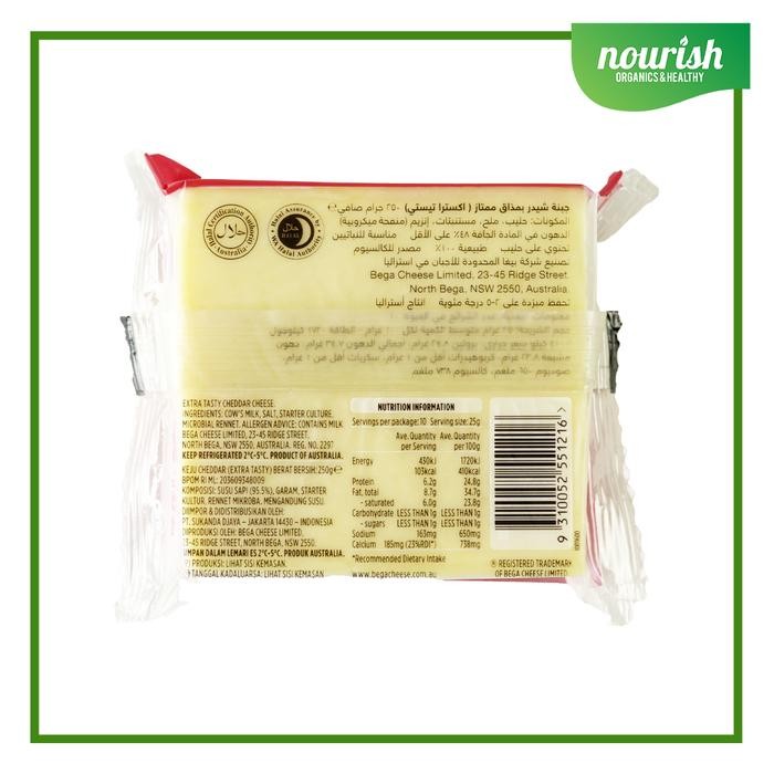 

BEGA CHEESE EXTRA TASTY 250GR