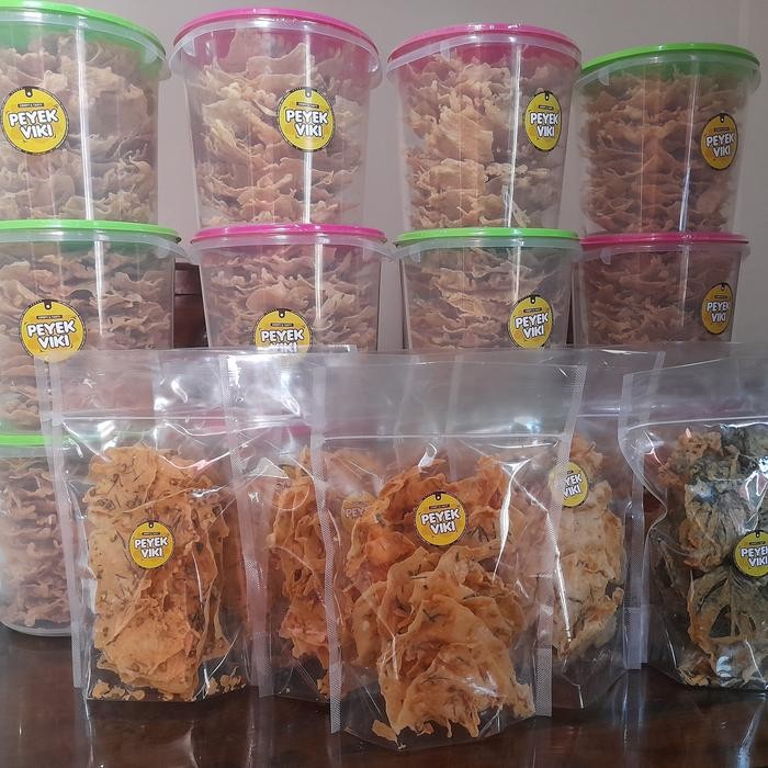 

SALE !!! PEYEK KACANG TANAH TOPLES 10L KITCHEN VIKI READYY