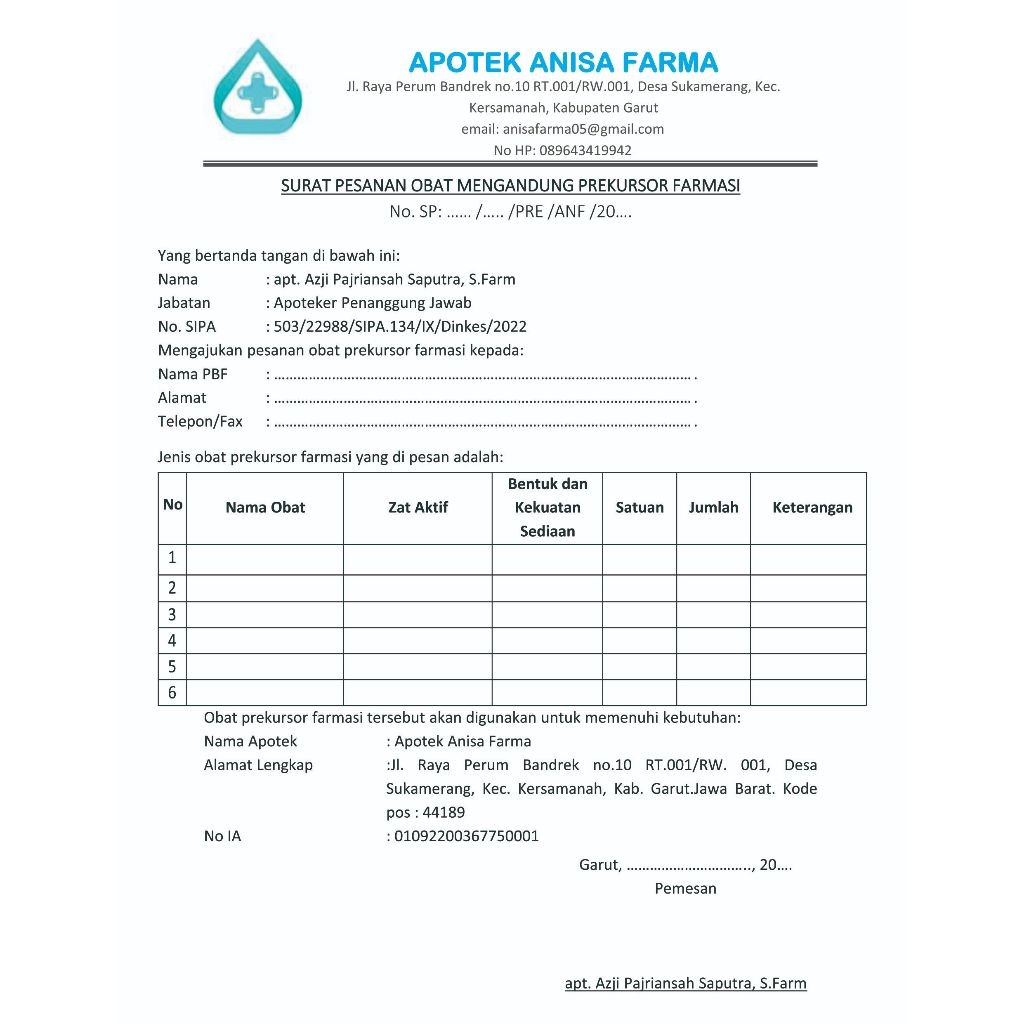 

Cetak NOTA Custom Uk. A4/F4 2 Rangkap Free Desain