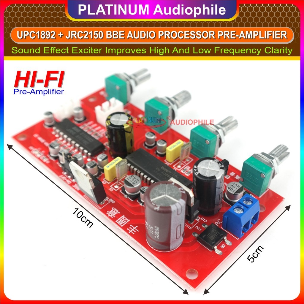 Modul BBE Audio Processor JRC 2150 UPC 1892 Tone Preamp Sound Effect Treble Bass BBE-03