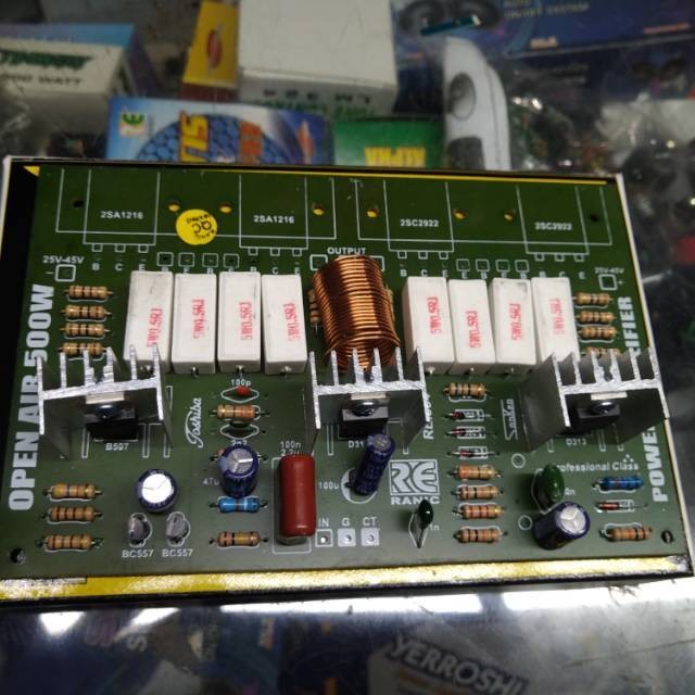 Kit power amplifier open air 500w driver mono ( 247 )