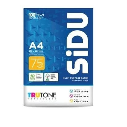 

Sidu Sinar Dunia Kertas Print HVS / Fotocopy A4 75 Gr