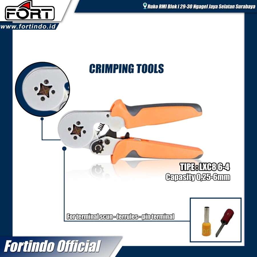 Tang Ferules Fort LXC8 6-4 (0.25-6 mm )Max Skun Ferules