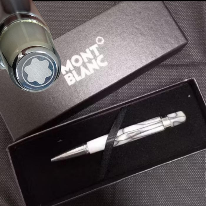 

Pulpen Luxury MBL Mini Pen White Cramic Stationery