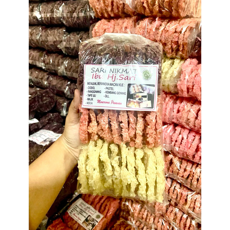 

RENGGINANG MENTAH 100% KETAN ASLI HJ. SARI KHAS BOGOR ISI 30 PCS WE!!