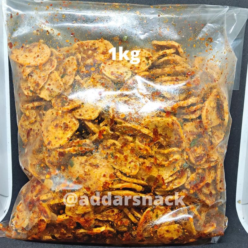 

Keripik Basreng Bumbu Basah Daun Jeruk Halal 1kg WE!!