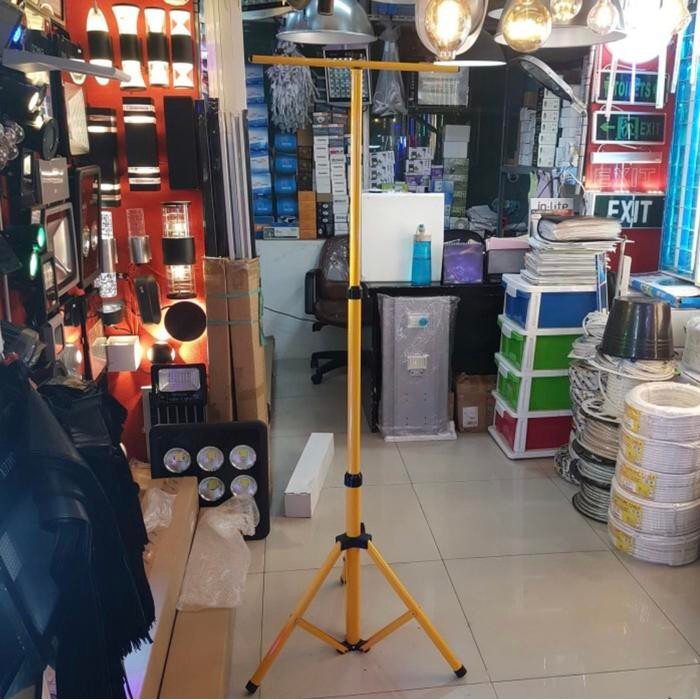TRIPOD LAMPU SOROT LED TIANG LAMPU TRIPOD LAMPU FLOODLIGHT STAND LAMPU
