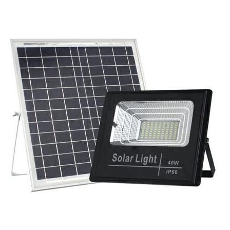 LAMPU SOROT LED 40W TENAGA SURYA 40WATT SOLAR CELL 40 WATT ALUMINIUM