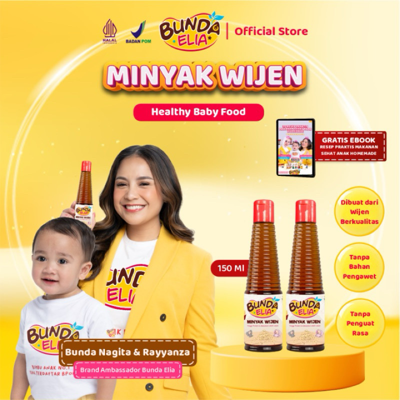 

Bumbu Bunda MINYAK WIJEN Organik MINYAK WIJEN Halal MINYAK WIJEN Non MSG MINYAK WIJEN Non Pengawet