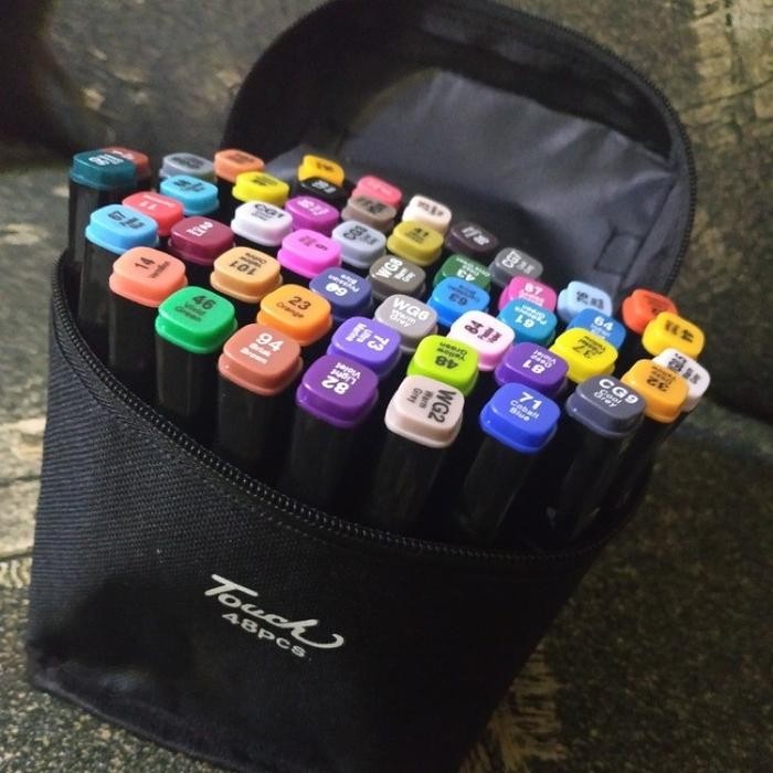 

Big Boss - Touch Twin Double Marker Spidol Dua Sisi Stabilo - 24 / 36 / 48 Pcs