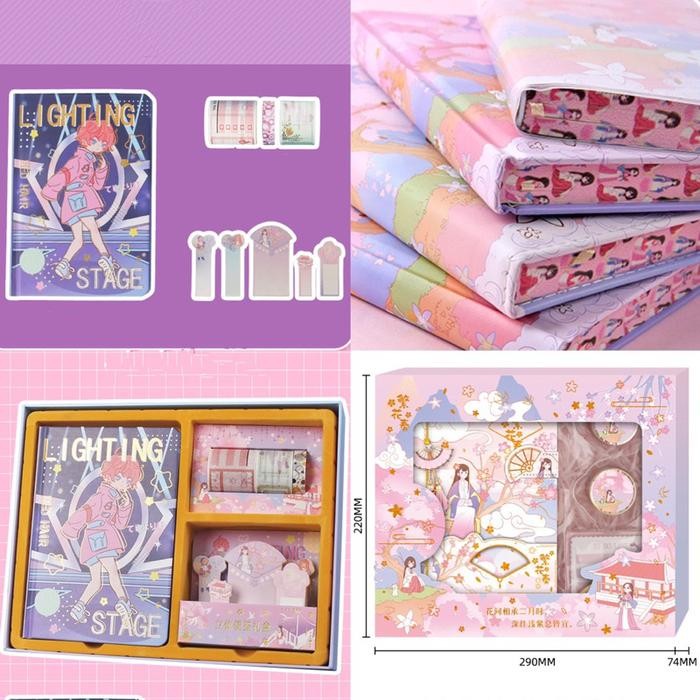 

Big Boss - Diary Book Set Manga Cartoon Theme Buku Catatan Notebook Tema Karton