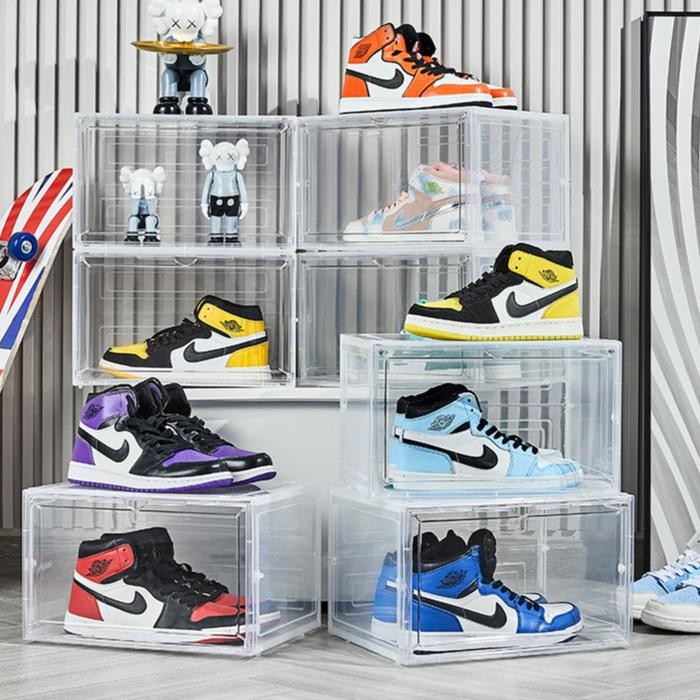 [VISIBLE] Sneakers Box Side Open Transparent Extra Large AJ High