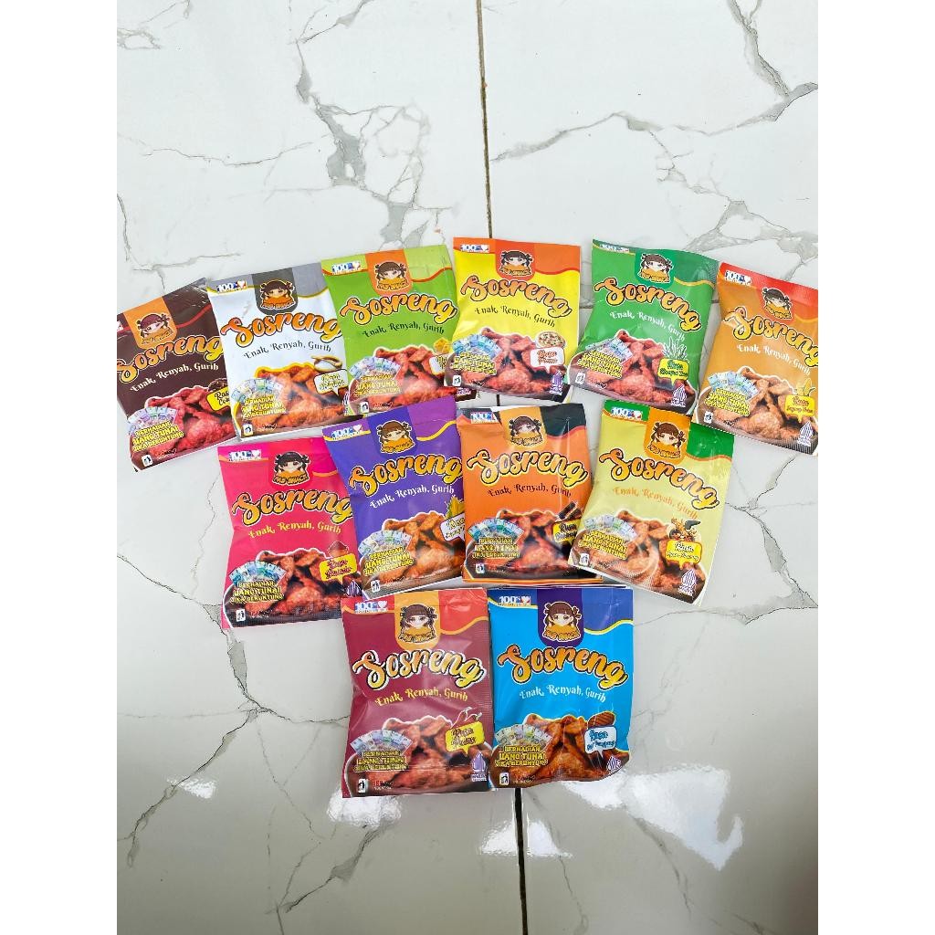 

SOSRENG KARAKTER VIRAL ISI 60 PCS (12 VARIAN RASA PAKET USAHA) by FASSNACK WE!!
