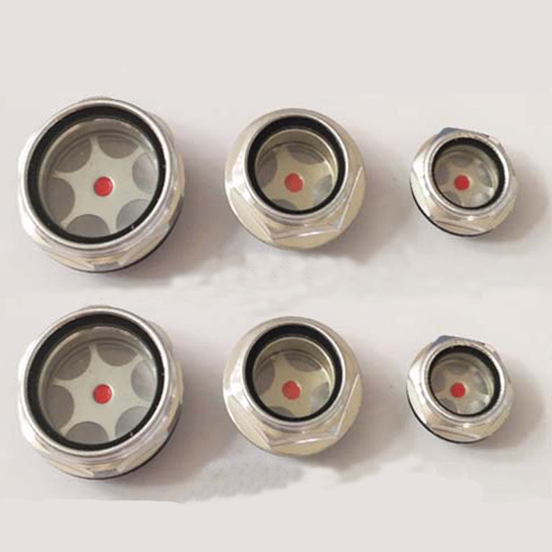 Alu Oil Level Sight Glass Window Air Compressor M14 M16 M18 M20 M22 M24 M26 1/4" 3/8" 1/2" 3/4" 1" B