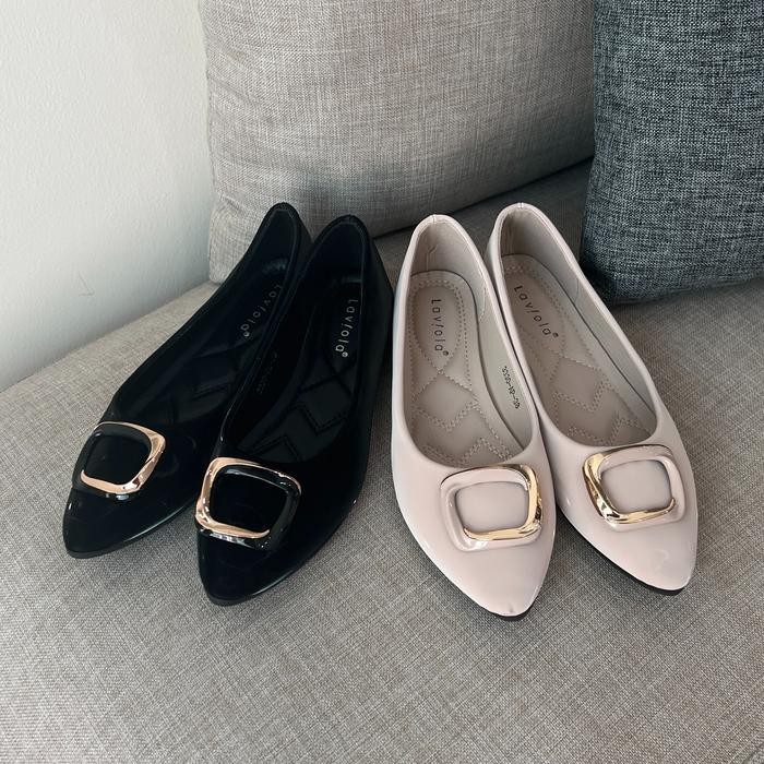 Laviola 3330 Lsf- Flat Shoes Wanita Black Gratisongkir
