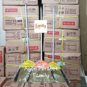 Sapu Ijuk Rayung / Sapu Lantai / Sapu Jerami Padi Gagang Tebal