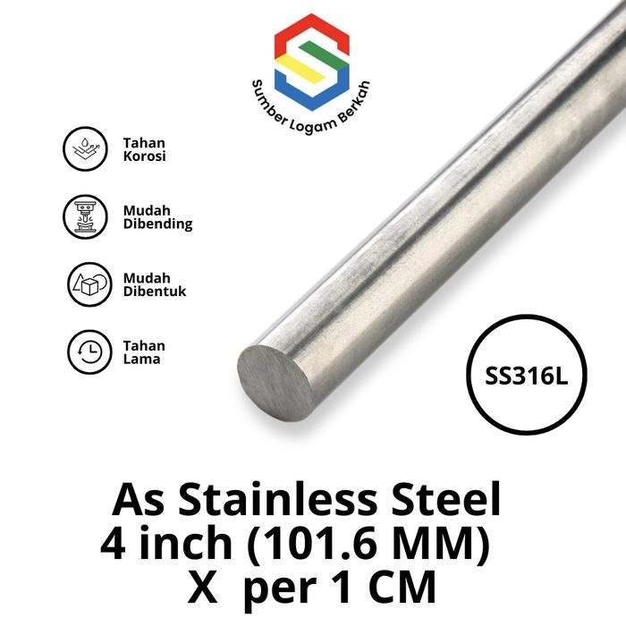 As 4 In (101.6 Mm) Stainless Steel 316