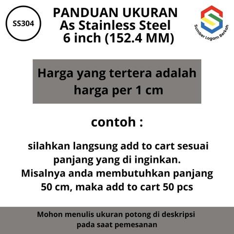 As 6 In (152.4 Mm) Stainless Steel 304