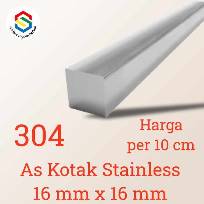 As Kotak 16 Mm Stainless Steel 304