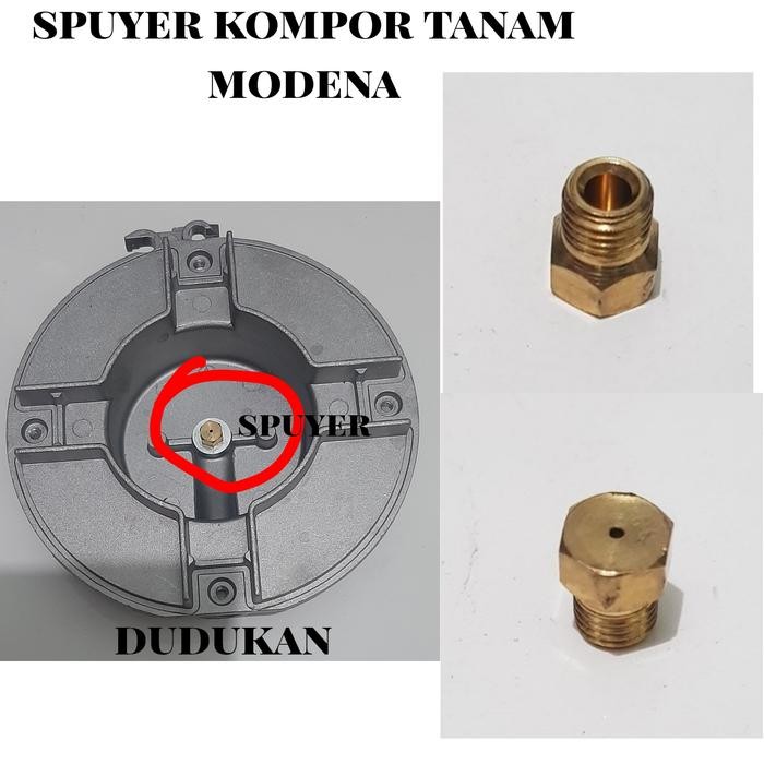 Dudukan burner /Base burner Kompor tanam modena