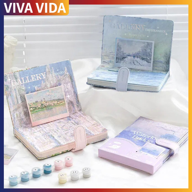 

VIVA Full Color Buku Diary Rosyposy Nature Pemandangan Korea Vintage Lucu / Journal / Agenda Impor /