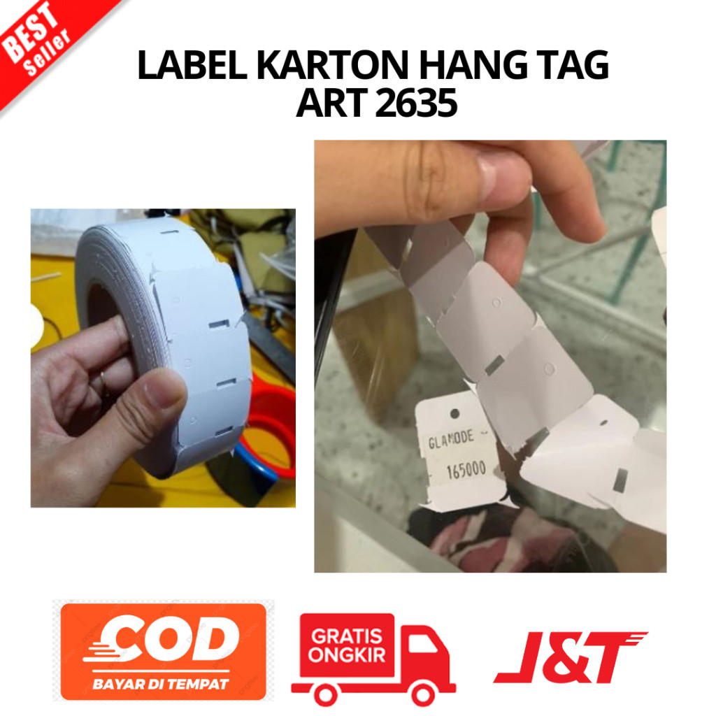 

[BAYAR DI TEMPAT] LABEL KARTON HANG TAG ART 2635