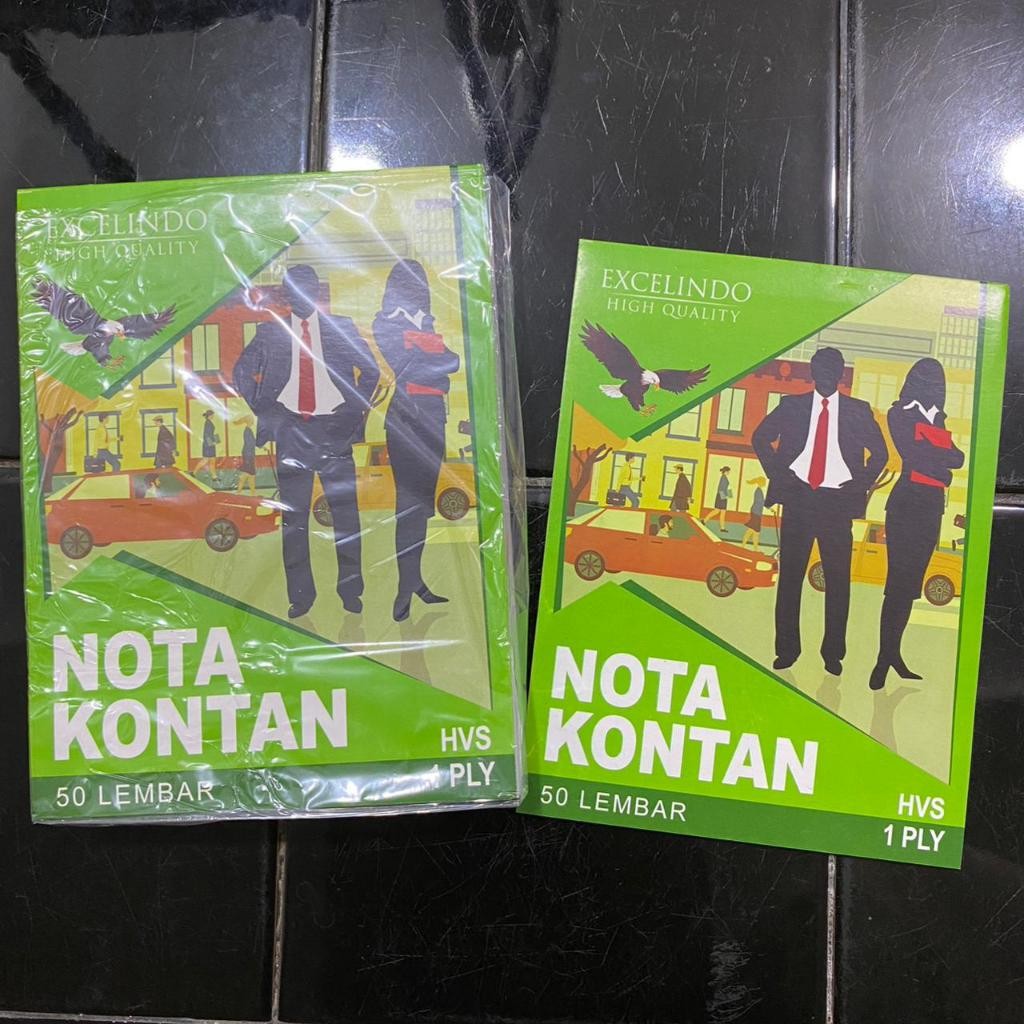 

Buku Bon Nota Kontan Besar Rangkap 1 Ply Excelindo isi 10 Buku